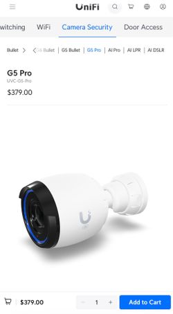 Unifi G5 pro, brand new in box