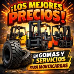 NEUMÁTICO SÓLIDOS Y DÉ AIRE PARA MONTACARGAS❗️TODOS LOS SIZE DISPONIBLES CON SERVICIOS DE INSTALACIÓN EN TODO EL SUR DE LA FLORIDA❗️