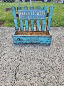 Wooden flower holder