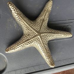 Silver Toned Starfish