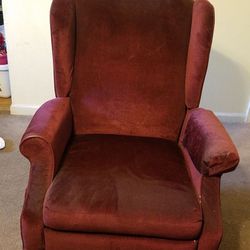 For sale: 2 wingback reclining chairs