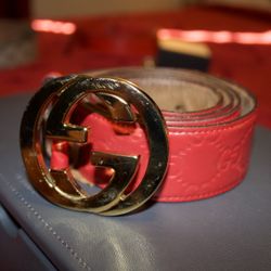Gucci Belt Red (42 Inch)