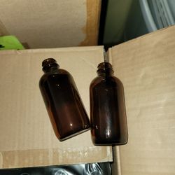 25 cents each or 50$ a case Boston Round Glass Bottles 4 oz (120ml)