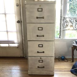 FREE!! Solid Wood 4 Drawer File Cabinet 