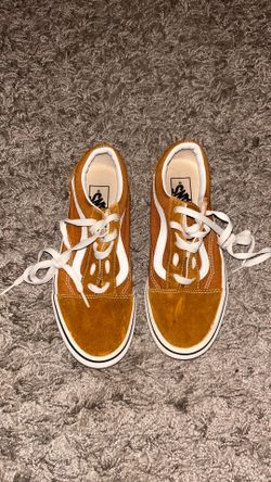 Old skool mustard yellow vans