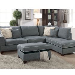 Sectional w/ottoman