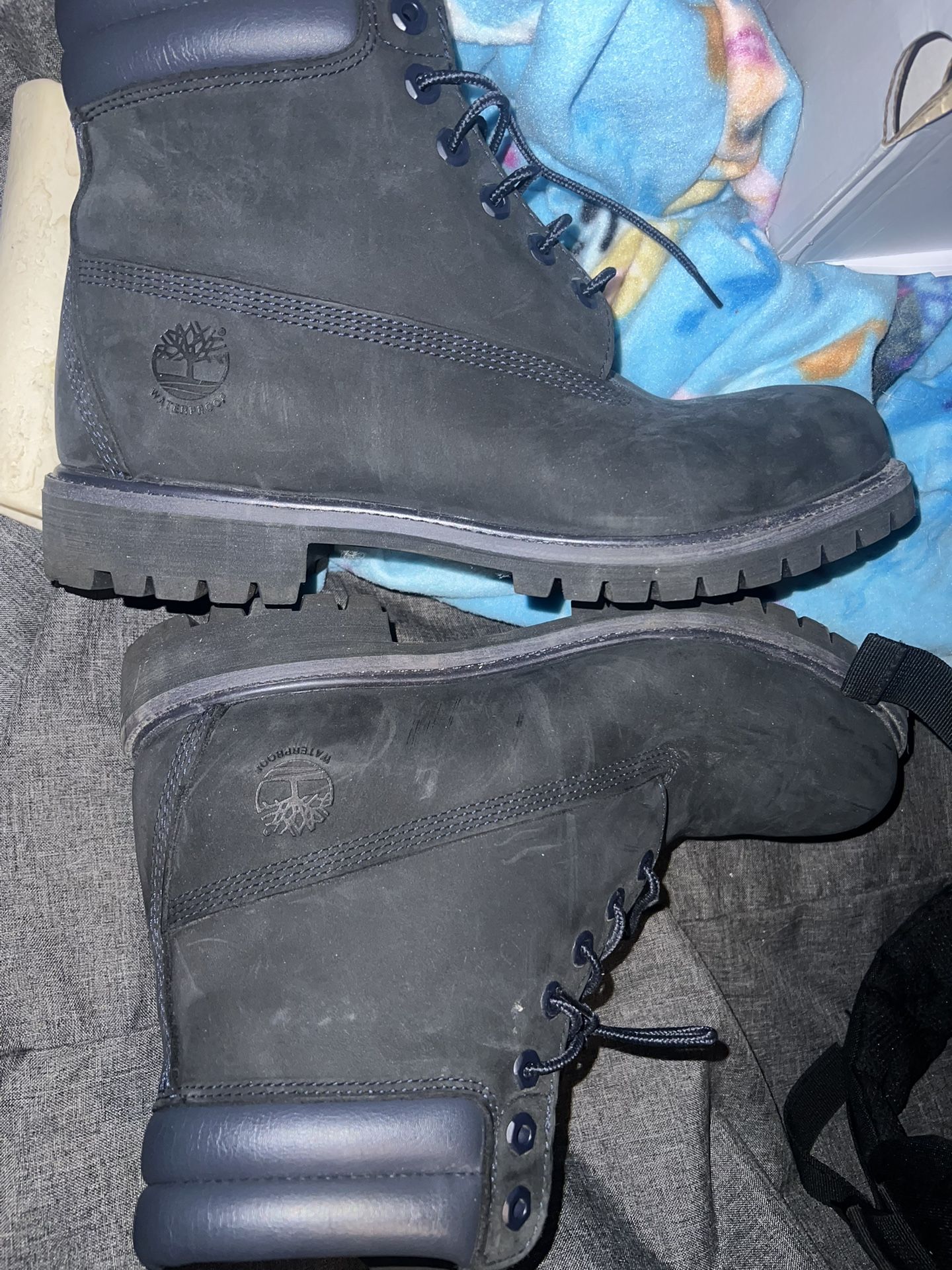 Dark Blue Timberland Boots