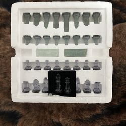 Glass Chess Set 