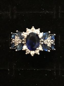 Size 9 silver ring