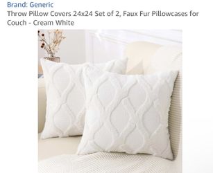 8 Pillows White 