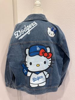 Dodgers Hello Kitty Custom Denim Jacket