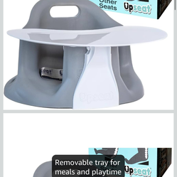 Upseat – The Original Ergonomic Baby Floor & Booster Seat with Tray, Developed with Physical Therapists for Upright Posture & Healthy Hip Development,