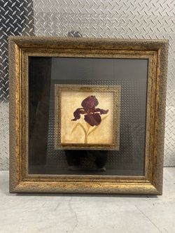 Famed art print decor 30” flower