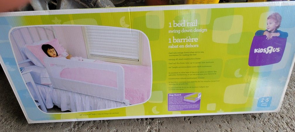 1 Bed Rail / Ages 2-5