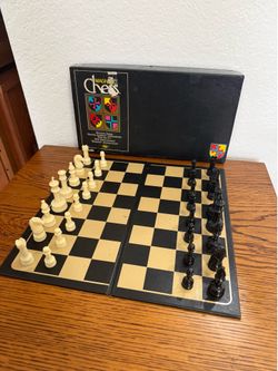 Vintage 60s Plastic and Magnetic Chess