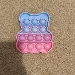 Gummy bear mini bubble popping fidget toy