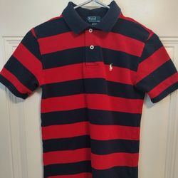 🐎 Vintage Polo Ralph Lauren Shirt Medium 10-12 Kids Preowned 90s BG8