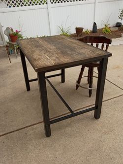 High top table with stool