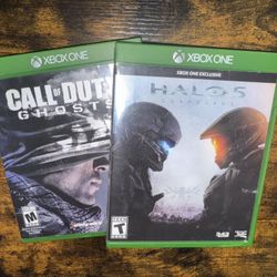 Xbox One Game Bundle – Halo 5, Call of Duty Ghosts + 2 More – $25