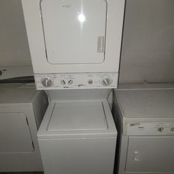 Kenmore 24" Wide Top Loading Washer With Agitator And Dryer Electric 110volt No Gas Required 