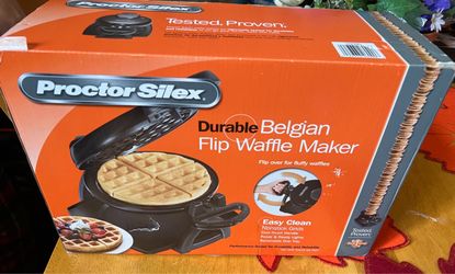 Proctor Silex Belgian Flip Waffle Maker