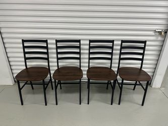 Set of 4 Walker Edison Contemporary Modern Dining Chairs