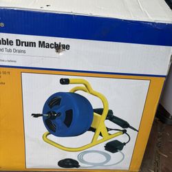 Cobra 5/16 in. x 50 ft. Cable Drum Machine