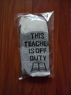 Teacher novelty socks