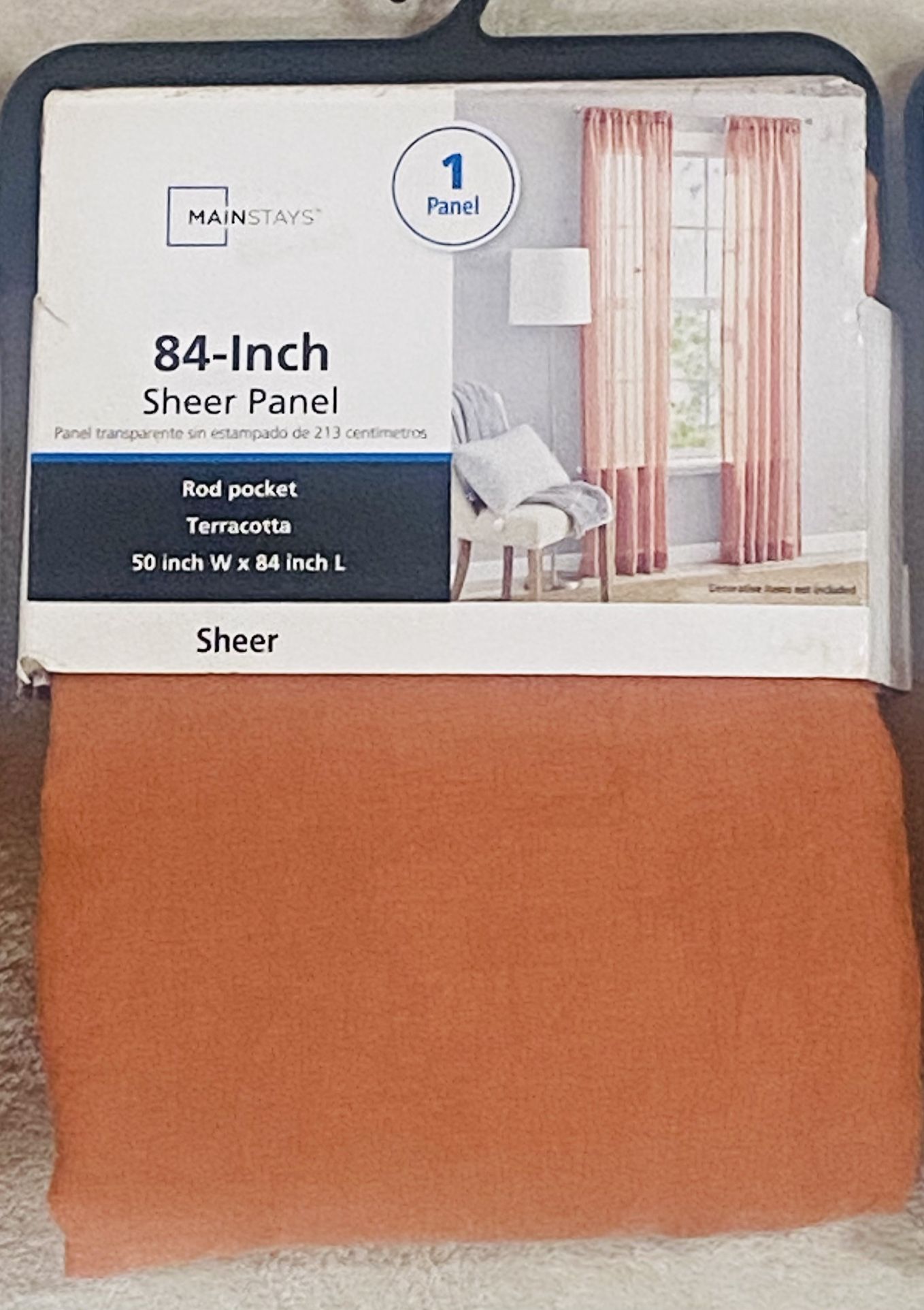 New Sheer Curtain Panel