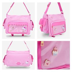 SANRIO Hello Kitty Pin Collectors Messengers Bag (NWT)