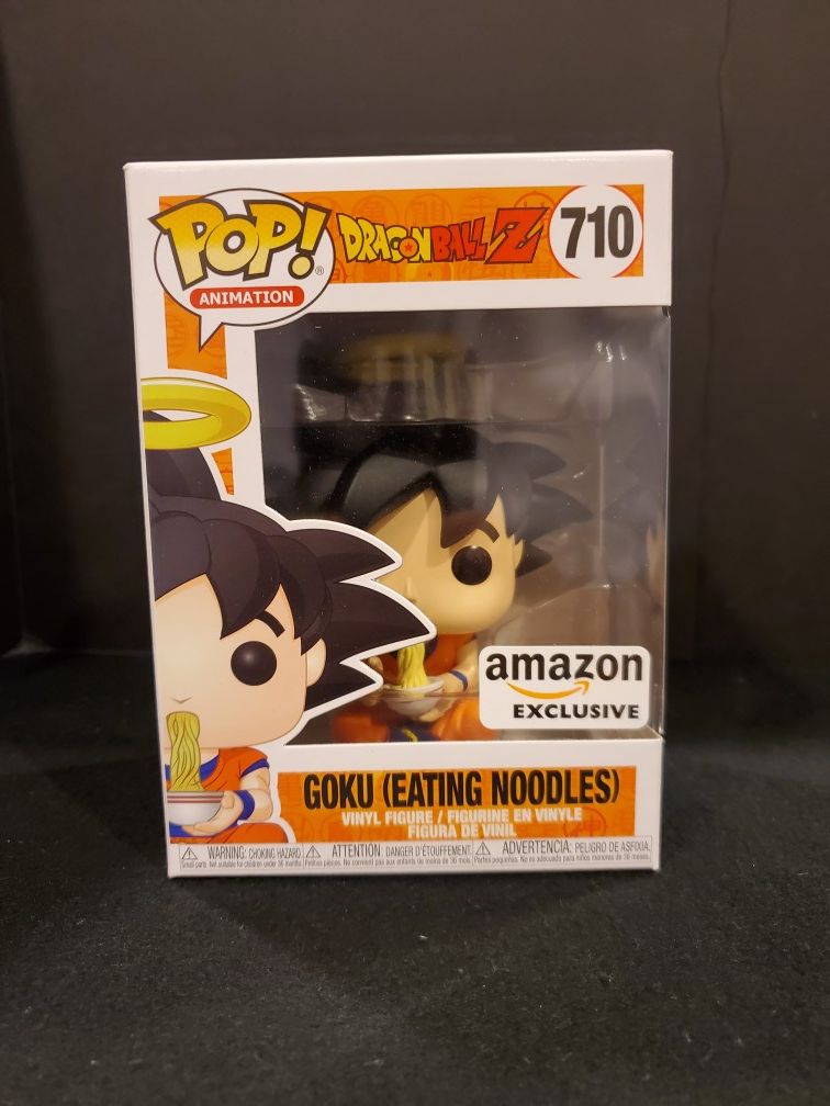 GOKU (EATING NOODLES) DRAGONBALL Z EXCLUSIVE FUNKO POP 710