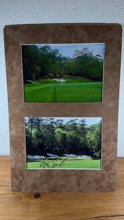 Vijay Singh Autographed Masters Augusta National Golf Photography – Steve Heit