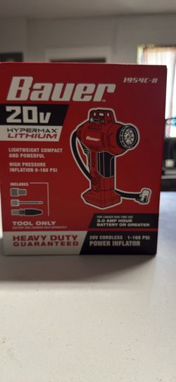Bauer 20v Cordless Power Inflator
