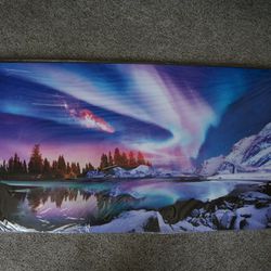 Aurora Borealis 24X48X1 canvas