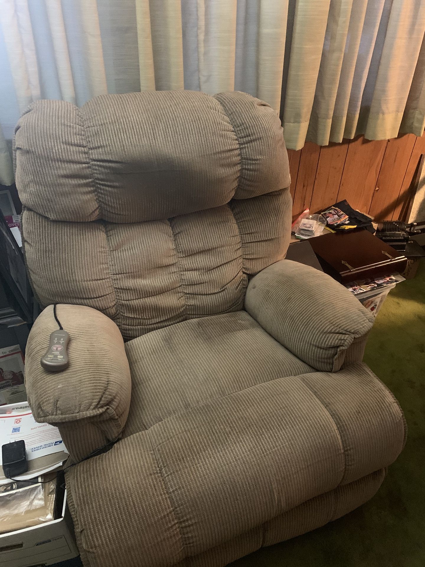Berkline Reclining Massage Chair w/heat