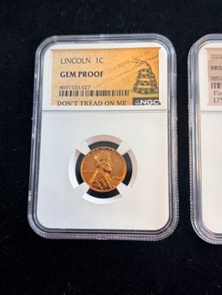 NGC Gem Proof and Uncirculated Lincoln Pennies