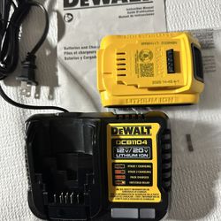 Dewalt Battery 2.0 Ah and Charger