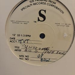 🔥 “Unstoppable” by Mil G. and Pete Rock Test Pressing