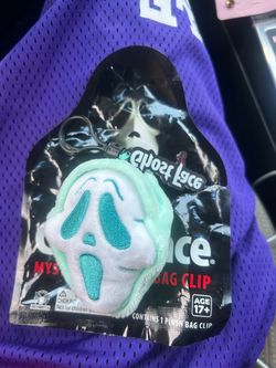 Ghost face bag clip