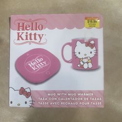 Hello Kitty Mug And Mug Charger 