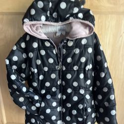 Faded Glory Girls Fleece Lined Coat Sz 4/5