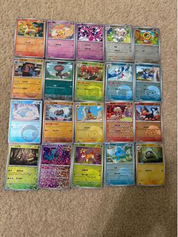 20 Different Card Lot - Pokemon TCG Gem Vol. 4 Pack (Stars, Rotary Holo)