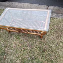 Wicked Glass Table 40 Long 20 Wide 16 Tall