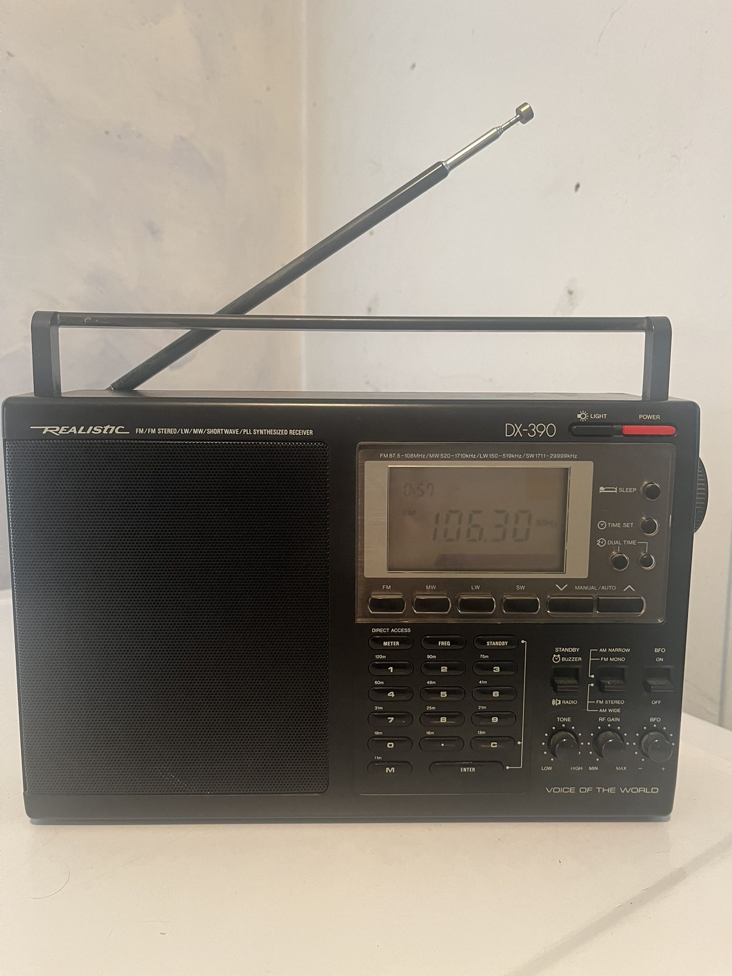 Vintage FM Stereo /LW/MW Shortwave Receiver With Bonus Antenna Extension ( See Picture)