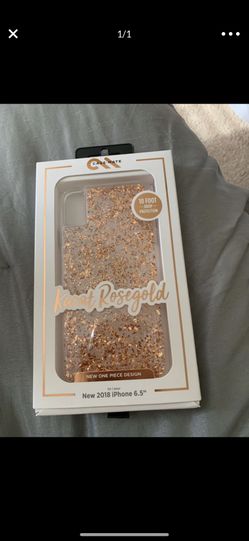 Rose gold iPhone case