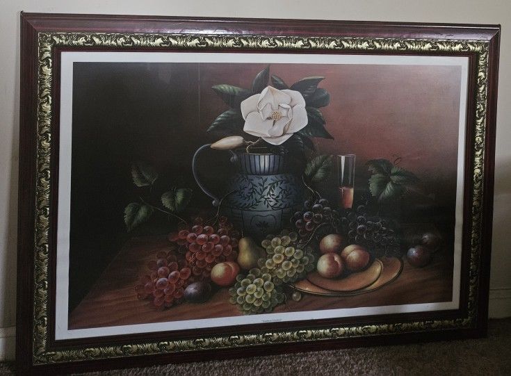 Fruit With Rose Wall Picture