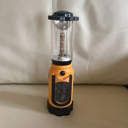 Multipurpose/Survival Camping Night Light/Mosquito Repeller With AM/FM Radio, 