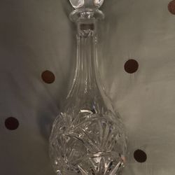 Crystal Carafe- 2 Pieces-  Very Heavy