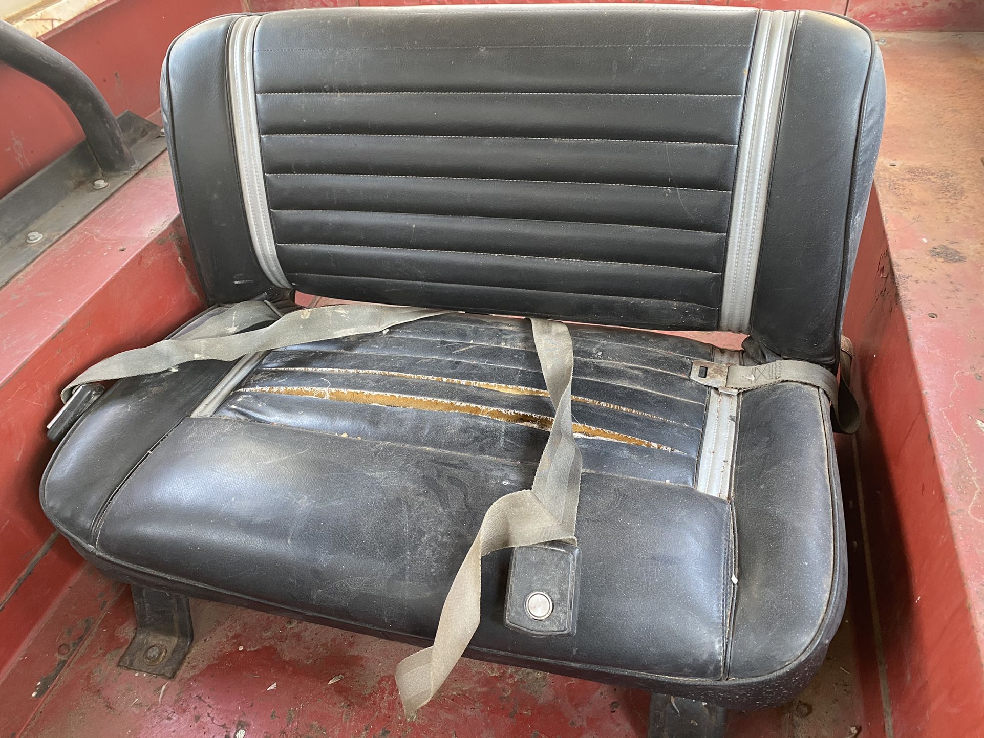 Jeep cj cj5 cj7 low back seats and seat brackets for Sale in Elgin, IL OfferUp