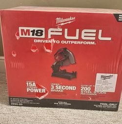 Milwaukee new chop saw